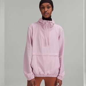 Lululemon Pack‎ Light Pullover *Packable Dusty Rose Sz 10